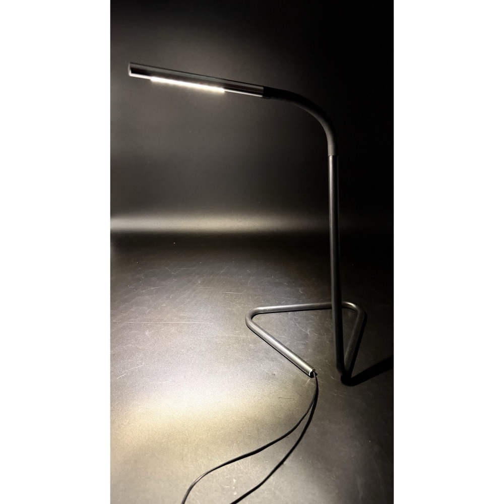 IKEA Harte USB LED Work Lamp Minimalist Office Home Black Adjustable WORKING